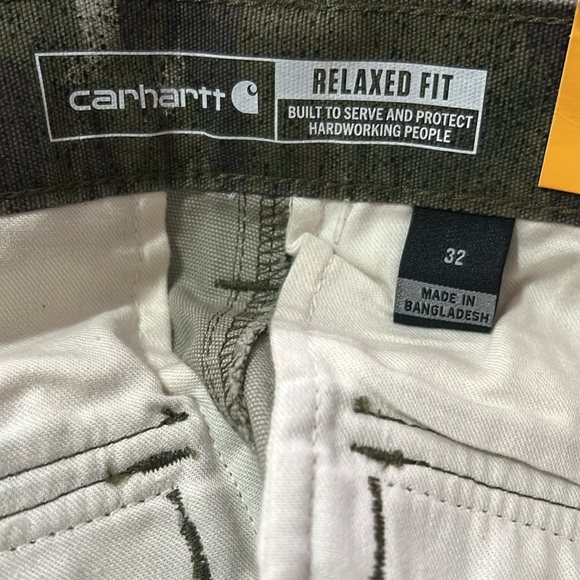 Carhartt Men's Rugged Flex Relaxed Fit Canvas Cargo Work Short Size 32 - Picture 7 of 7